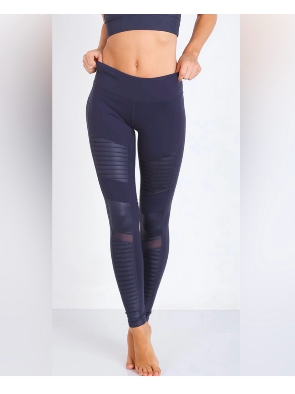 ALO Yoga Navy Blue yoga pants